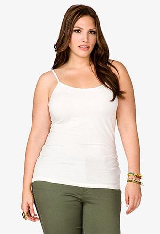 Forever21 Plus Size Solid Scoop Neck Cami
