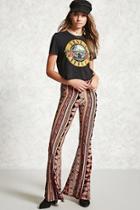 Forever21 Printed Flared Pants