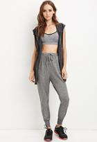 Forever21 Marled Knit Athletic Sweatpants