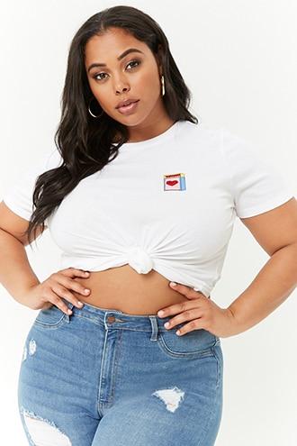 Forever21 Plus Size Amore Graphic Tee