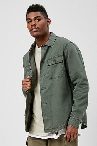 Forever21 Buttoned Cotton Jacket