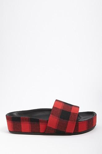 Forever21 Jane And The Shoe Plaid Sandals