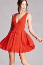 Forever21 Lumiere Lace-up Mini Dress