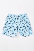 Forever21 Trunks Surf & Swim Lobster Stars & Stripes Print Swim Trunks