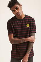 Forever21 Emoji Graphic Stripe Tee