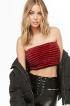 Forever21 Fuzzy Crop Top