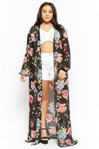 Forever21 Plus Size Floral Duster Kimono