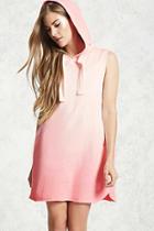 Forever21 Contemporary Ombre Hooded Dress