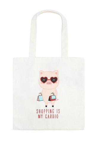 Forever21 Shopping Is My Cardio Eco Tote Bag