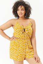 Forever21 Plus Size Floral Cami Romper