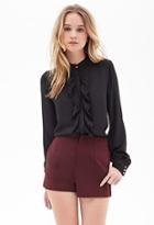 Forever21 Ruffled Button-down Blouse