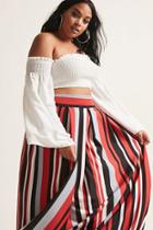 Forever21 Plus Size Striped Maxi Skirt