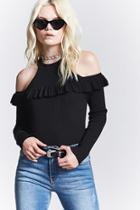 Forever21 Contemporary Ruffle Sweater