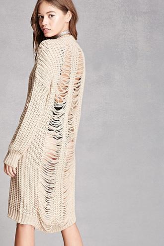 Forever21 Open-knit Back Tunic