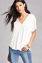 Forever21 Lush Pintucked Tee