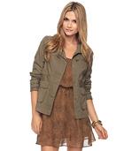 Pleated Utility Jacket