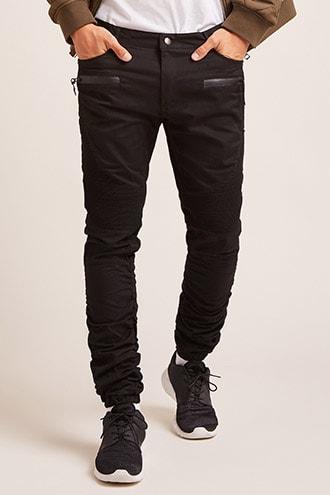 Forever21 American Stitch Moto Jeans