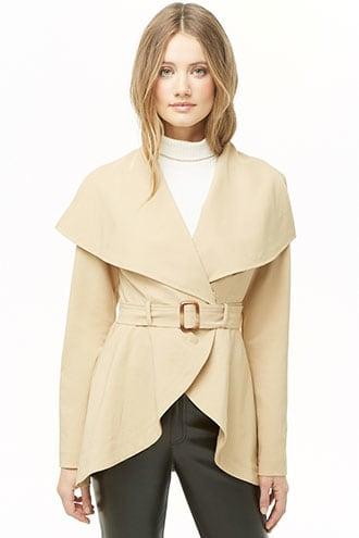 Forever21 Drape-front Wrap Jacket
