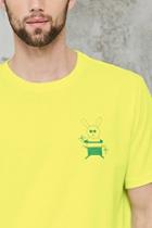 Forever21 Forever Wavy Rabbit Graphic Tee