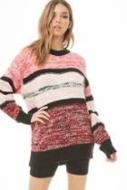 Forever21 Marled Colorblock Sweater