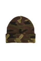 Forever21 Men Camo Print Foldover Beanie