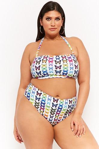 Forever21 Plus Size Butterfly Bikini Bottoms