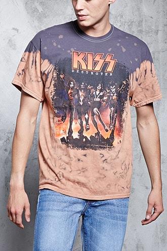 Forever21 Plus Size Kiss Band Graphic Tee