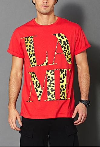 21 Men Lame Leopard Tee