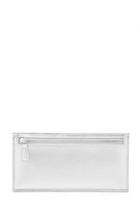 Forever21 Silver Faux Leather Wallet