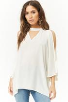 Forever21 High-neck Cutout Top