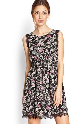 Forever21 Sweet Nature Lace Dress