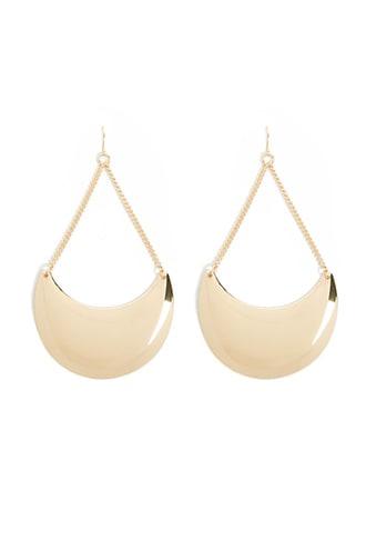 Forever21 Crescent Drop Earrings