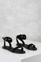 Forever21 Faux Suede Etched Sandals
