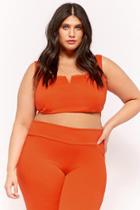 Forever21 Plus Size V-wire Crop Top