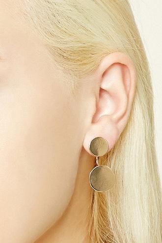Forever21 Flat Circle Ear Jackets