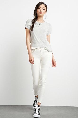 Forever21 Women's  The Sunset Midrise Skinny Jean