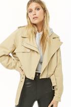 Forever21 Belted Moto Jacket