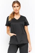 Forever21 Short-sleeve Scrub Top