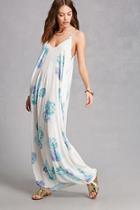 Forever21 Watercolor Floral Maxi Dress