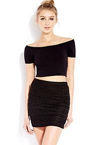 Forever21 Lady Lace Mini Skirt