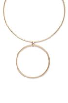 Forever21 Hoop Pendant Collar Necklace