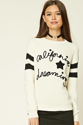 Forever21 Women's  California Dreaming Sweater