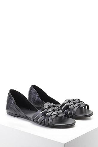 Forever21 Genuine Leather Sandals