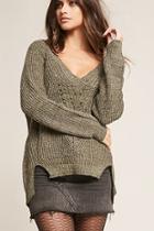 Forever21 Pinhole Ribbed Sweater