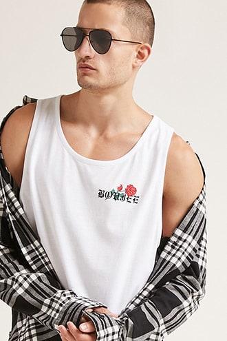 Forever21 Boujee Graphic Muscle Tee