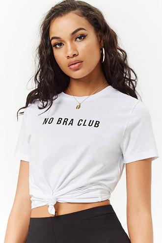 Forever21 No Bra Club Graphic Tee