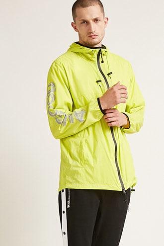 Forever21 All Good Hooded Windbreaker