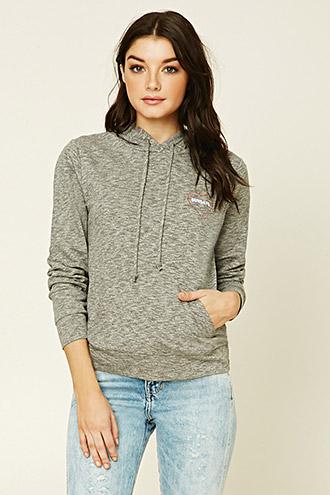 Forever21 Women's  Sundays Graphic Hoodie