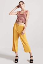 Forever21 Cropped Wide-leg Pants