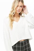 Forever21 Semi-sheer High-low Sweater